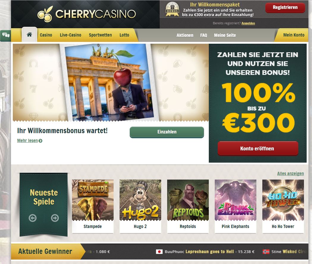 Cherry casino test